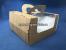 Коробка для торта 18х18 см, h 10 см, картон крафт, с окном, ручкой и линией отрыва, 1*5 (150)_0
