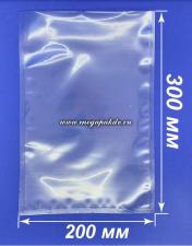 Пакет вакуумный 200х300 мм, 100 мкм, с насечкой, PET/PE, 1*100 (2000)