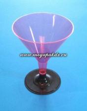 Бокал для мартини 100 мл, розовый, 1*6 (252) 