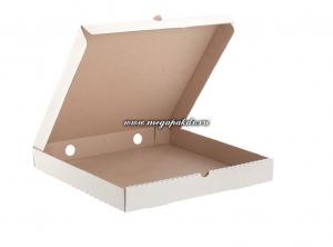 Упаковка для пиццы 250х250х40 мм (белый мг/картон) 50 шт. в уп. А
