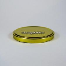 Крышка металлическая, ТВИСТ, d-82 мм, золотая, П, 1*500