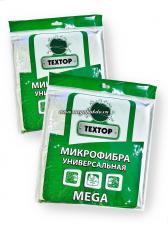 Салфетка из микр. MEGA, 40х40 см, 1 шт в уп. (100), TEXTOP Арт. T787