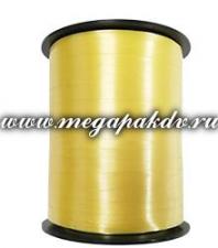 Лента 0,5 см х 500 м желтая на бобине, 1*4 (60)