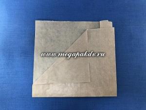 Уголок бум. 180*60*170 мм, SANDWICH BAG L, крафт БУН, 38 гр/м2, 1*100 (2000)