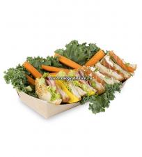 ECO TRAY 800 OSQ (внутр. 85x190 мм, h 42 мм), 800 мл, 1*100 (800 шт. /8 уп. в кор.)