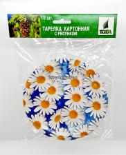 Картонная тарелка с рис. 