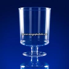 Бокал для вина 200 гр, прозр., 1*10 (540 шт./ 54 уп. в кор.)