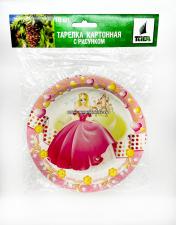Картонная тарелка с рис. 