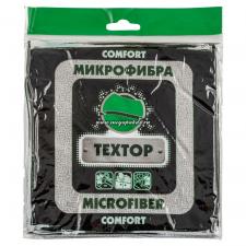 Салфетка из микр. COMFORT, 35х35 см, 1 шт в уп. (100), TEXTOP Арт. T1104