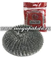 Губка метал. для посуды ТЕХТОР, 40 гр. (120 уп. в кор.) Арт. Т012