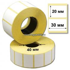Термоэтикетка  30*20 мм, 1*14 (2000) ЭКО (56) без печати НБК